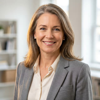Sarah Coleman aparece en su foto de perfil, con el cargo de Directora Financiera en Río Fondorio